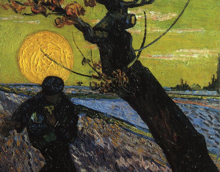 Vincent Van Gogh The Sower Norge oil painting art